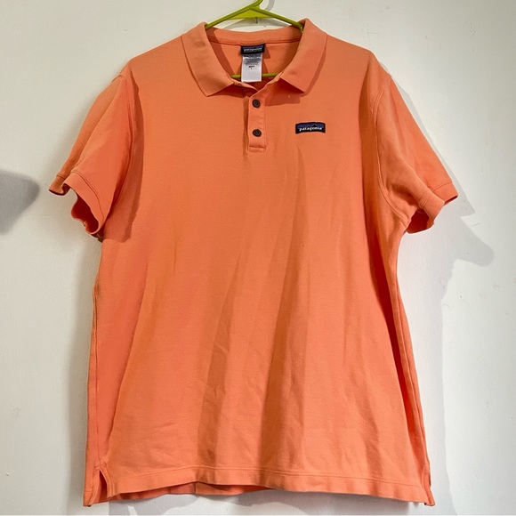 Patagonia Shirts Patagonia Logo 0 Organic Cotton Short Sleeve Polo